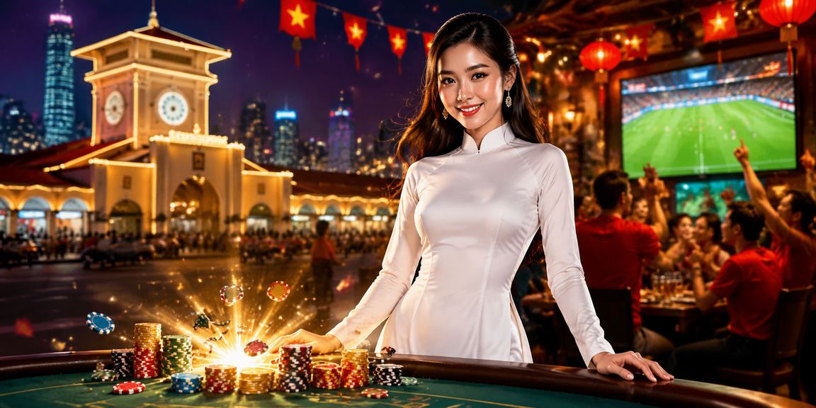Người phụ nữ mặc áo dài tươi tắn tham gia giải trí casino tại Thành phố Hồ Chí Minh