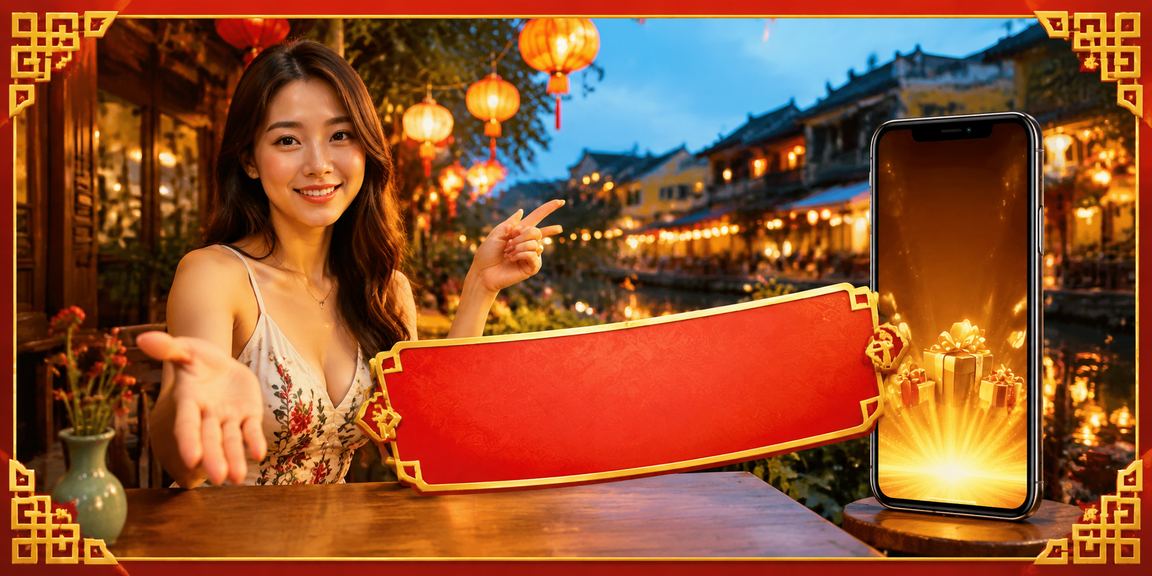 Người dùng truy cập jackpot qua điện thoại bên tách cà phê tại Hội An